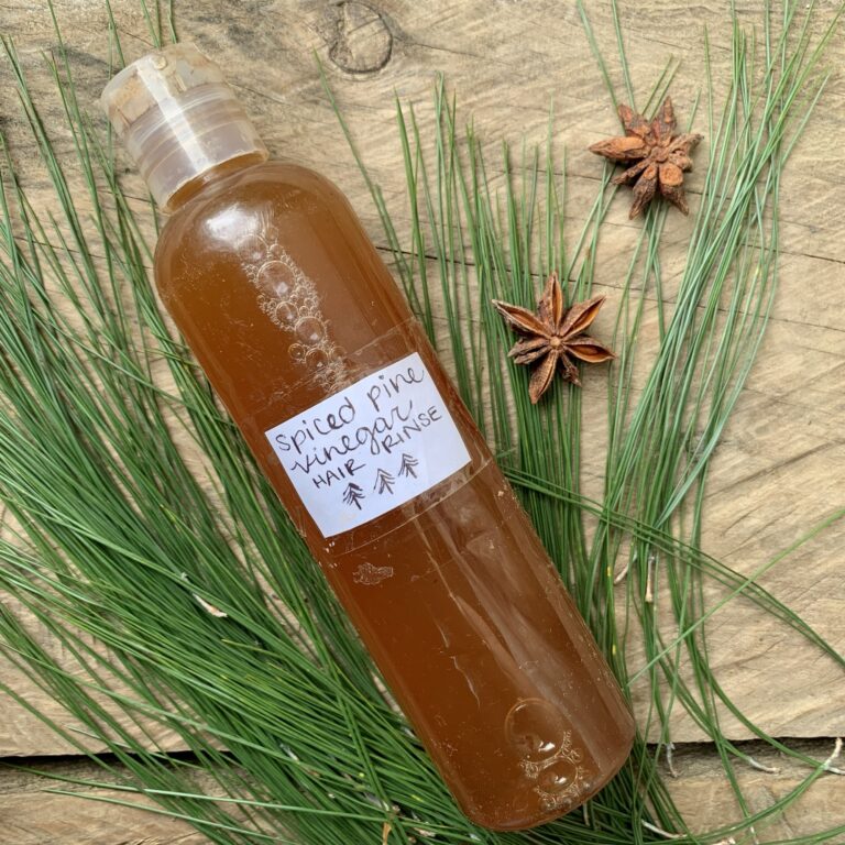 Spiced Pine Vinegar Hair Rinse