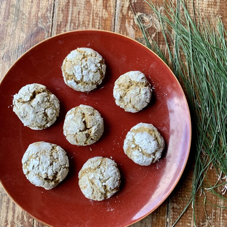 Winter Solstice Crinkle Cookies