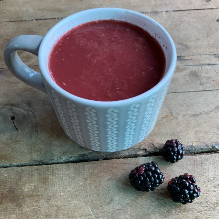 Colada de Avena con Mora (Blackberry Oat Drink)