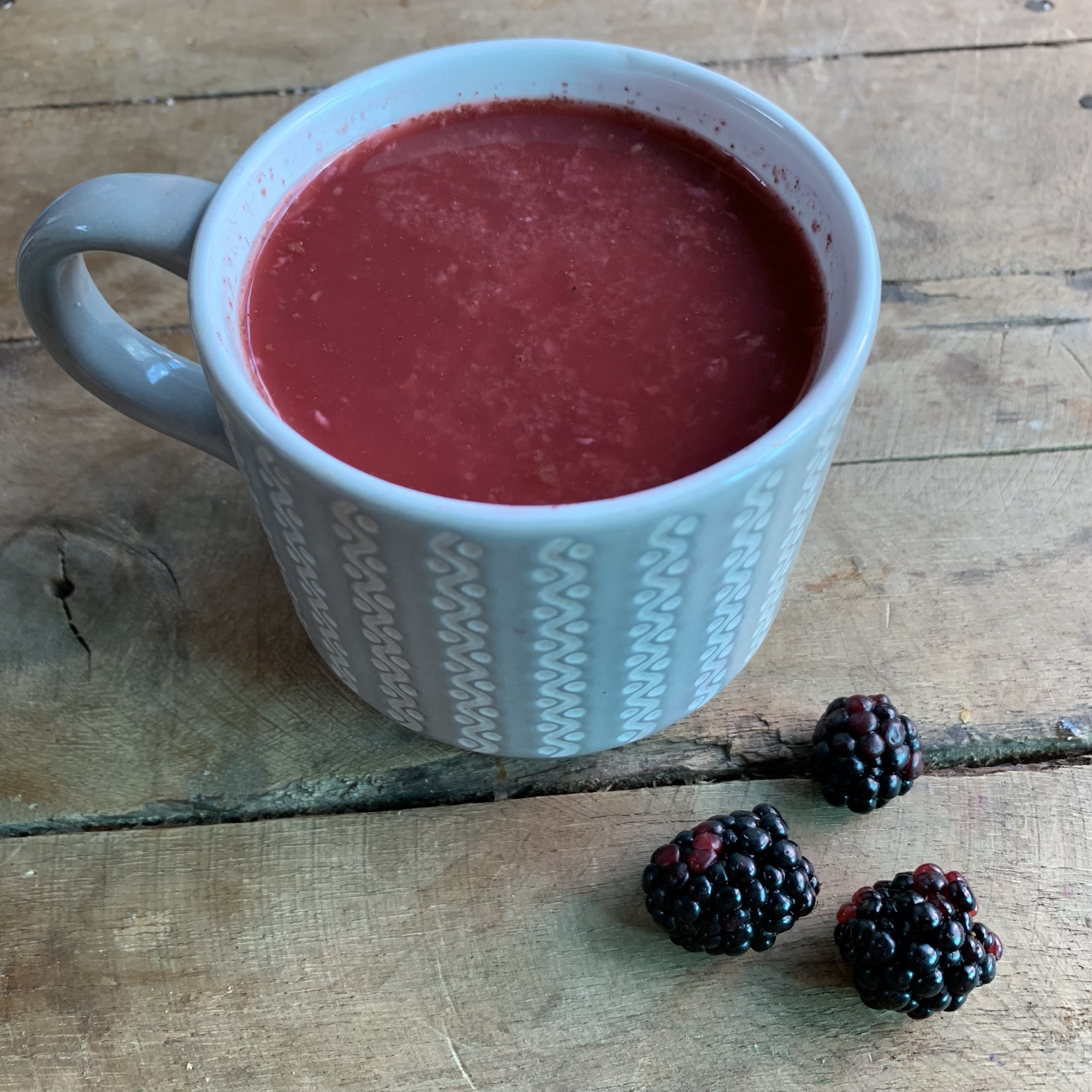 Colada de Avena con Mora (Blackberry Oat Drink)