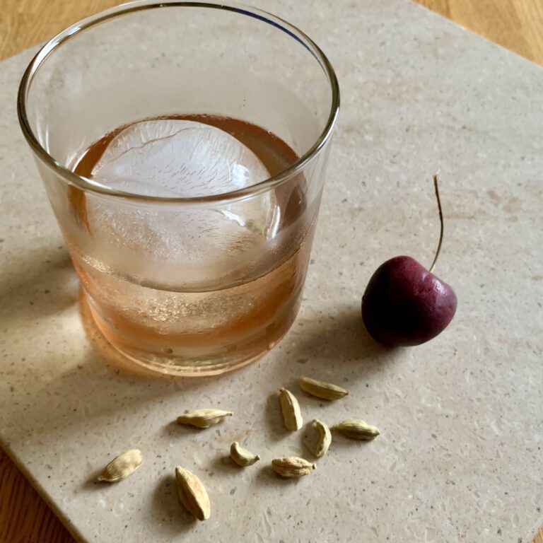 Cherry Cardamom Old Fashioned