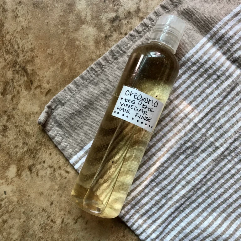 Oregano Tea Tree Vinegar Hair Rinse