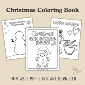 Christmas Coloring Book for Kids [Printable]